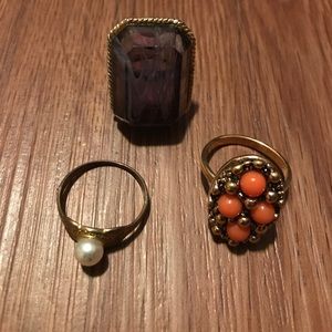 3 Vintage Rings